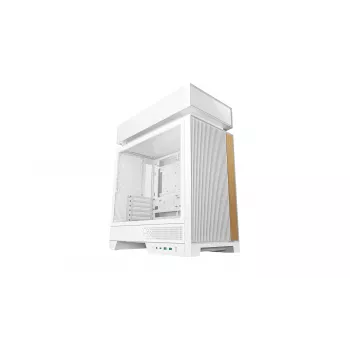 Caja de PC DeepCool CL660 WH Blanca — ATX/Micro-ATX/Mini-ITX, cristal templado, compatible con fuentes ATX/PS2/SFX/SFX‑L