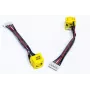 Conector hembra de alimentación con cable, LENOVO Thinkpad T60, T61, Z60M R60