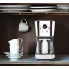 Blaupunkt CMD802WH Display 1,5 l cafetera de goteo plateada