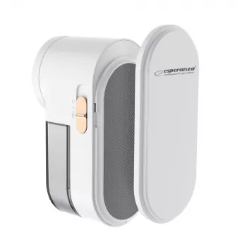Quitapelusas ESPERANZA ECS010 quitapelusas eléctrico compacto, 6 cuchillas, acero inoxidable, cabezal Ø5,3 cm, recargable 485 mAh, 60 min de autonomía, blanco