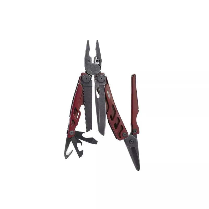 Multiusos Nextool FLAGSHIP Pro NE20279 multiusos plegable 16-en-1, hoja de acero inoxidable, plegada 11 cm, peso 245 g, rojo, con funda de cinturón
