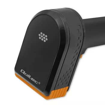 Lector de códigos de barras inalámbrico QOLTEC 50878 1D/2D con base de carga
