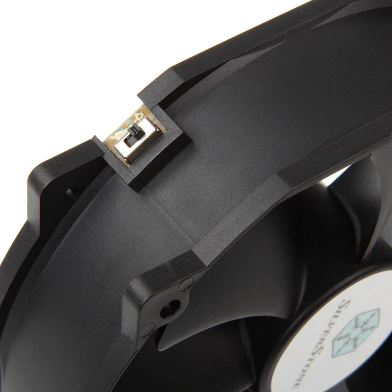 Ventilador SILVERSTONE de 140 mm SST-FHP141 v2.0 — ventilador PWM de 140 mm para caja/disipador, negro