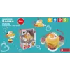 Pato de peluche sensorial interactivo Ascato 122946 — textura suave, diseño multicolor