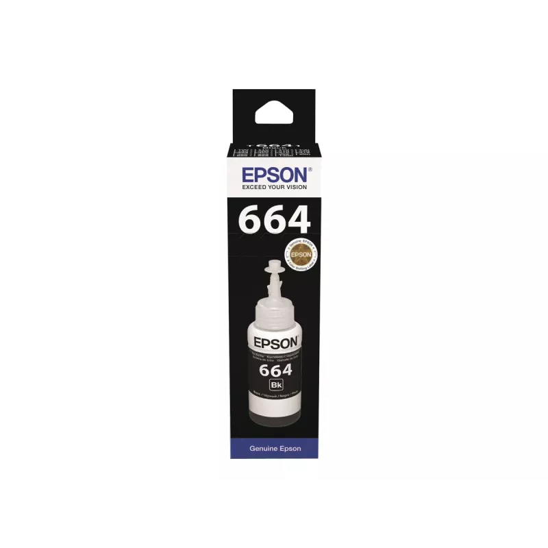 Botella de tinta Epson T6641 70ml negro