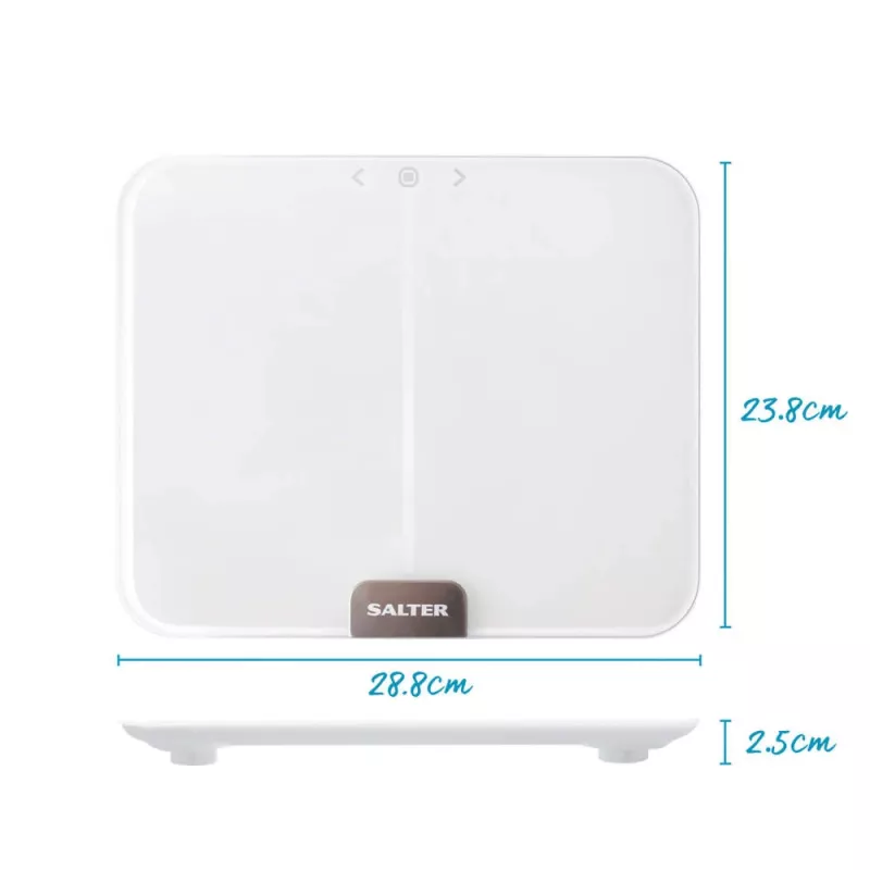Salter 9164 WH3RJLEU16 Ghost Compact Analyser Blanco