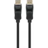 Goobay | Cable de conexión DisplayPort a DisplayPort | 64799 | Negro | 3 m