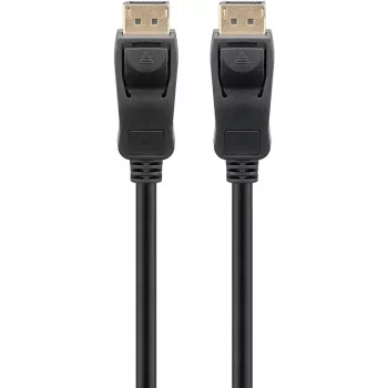 Goobay | Cable de conexión DisplayPort a DisplayPort | 64799 | Negro | 3 m