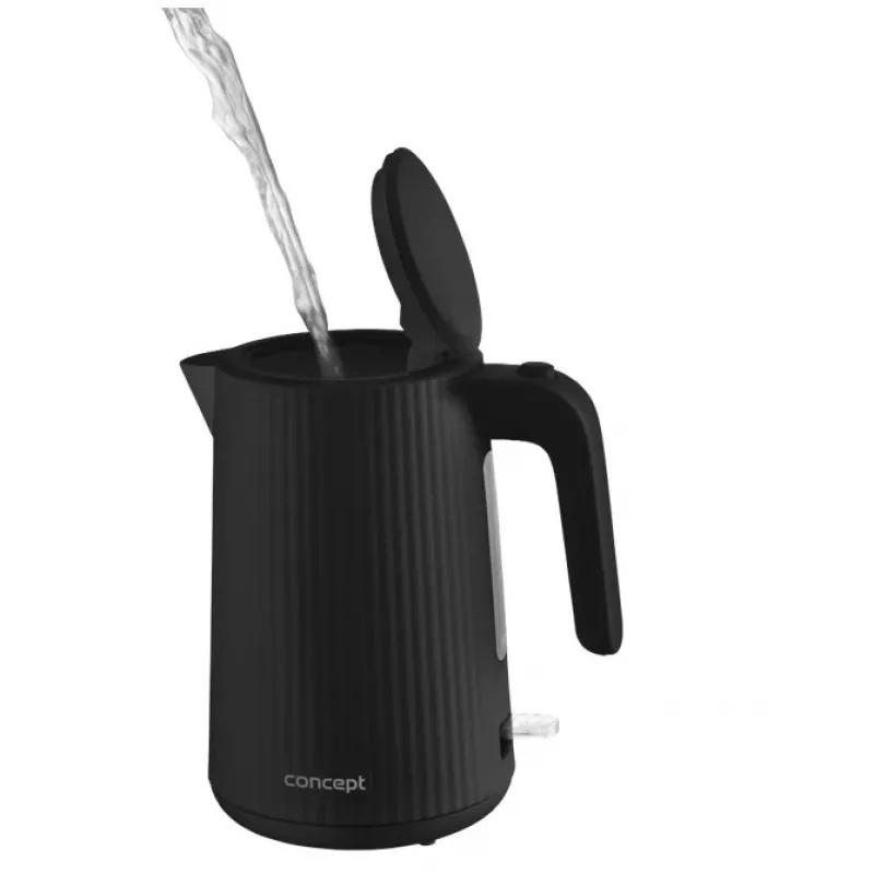 Hervidor de agua 1,7 l Concept RK2391 negro