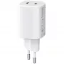 Cargador Xiaomi Nano Turbo 45W Blanco — 2× USB‑C AC interior para smartphone y tablet