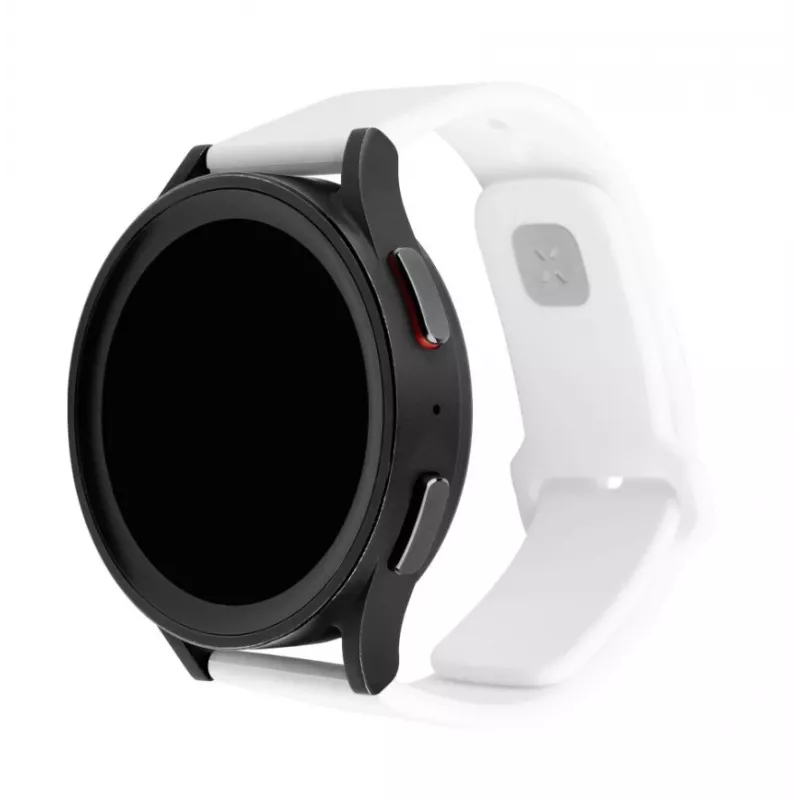 Fixed | Set Sporty Strap con cierre rápido de 22 mm para smartwatch | 160-235 mm | Blanco | Silicona