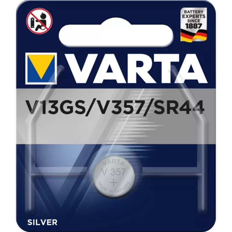 Pila de un solo uso Varta V 76 PX SR44 óxido de plata