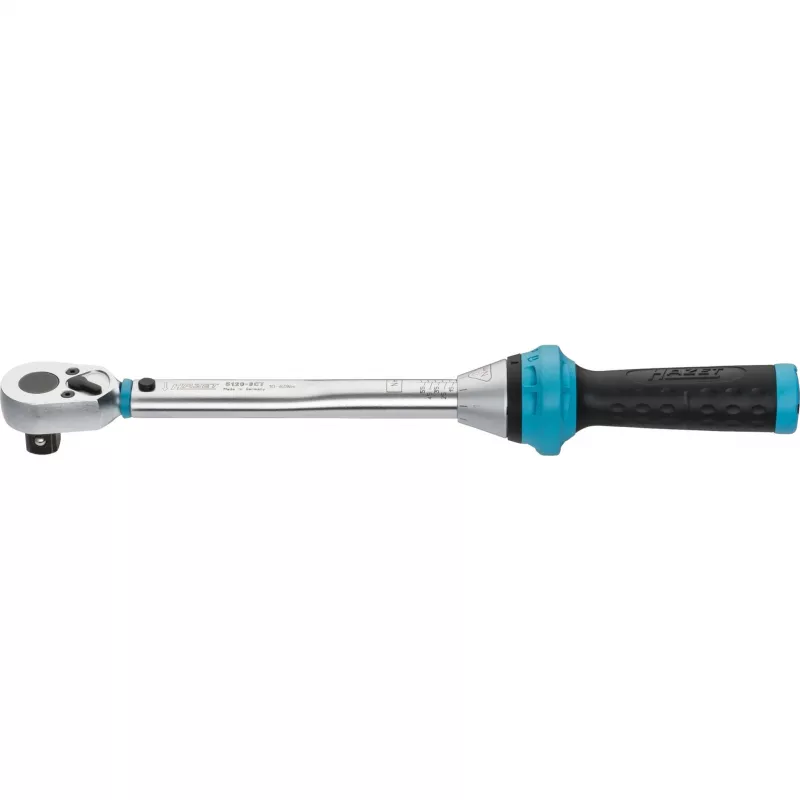 HAZET 5120-3CT - llave dinamométrica de clic - mecánica - 1/4 - 1 - 9 Nm - 4% - negro/azul (5120-3CT)