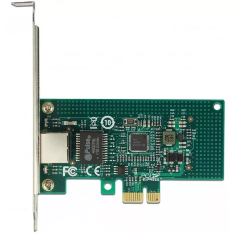DeLock tarjeta PCI Express > 1 x Gigabit LAN - adaptador de red - PCIe 2.1 perfil bajo - Gigabit Ethernet