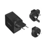 Cargador móvil LogiLink PA0302 universal negro carga rápida AC