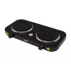 Placa de cocina Mesko Home MS 6509, Negra, Encimera, Placa cerrada, 2 zona(s)