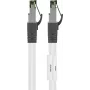 Goobay cable de red CAT 8.1, S/FTP (PiMF), blanco, 15 m - LSZH libre de halógenos, cobre AWG 24 (55130)