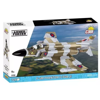 Cobi Blocks F-4M Phantom II modelo de avión militar, set de construcción de 728 piezas