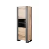 Estantería WOOD 65x40x170,5 roble Wotan + antracita