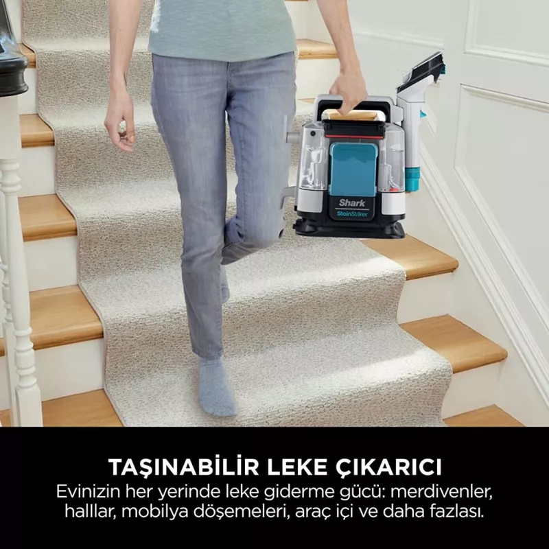 Sharkclean PX200EUT limpiador de alfombras de mano limpieza profunda/ligera blanco