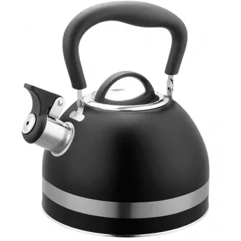 Hervidor Maestro MR-1336 1,8 L, carcasa de acero inoxidable, asa fría negra