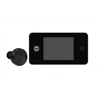 Mirilla digital Yale 45-0500-1432-00-6011 — LCD de 8,13 cm, ángulo de visión 105°, ángulo 110°, negro, 2×AAA