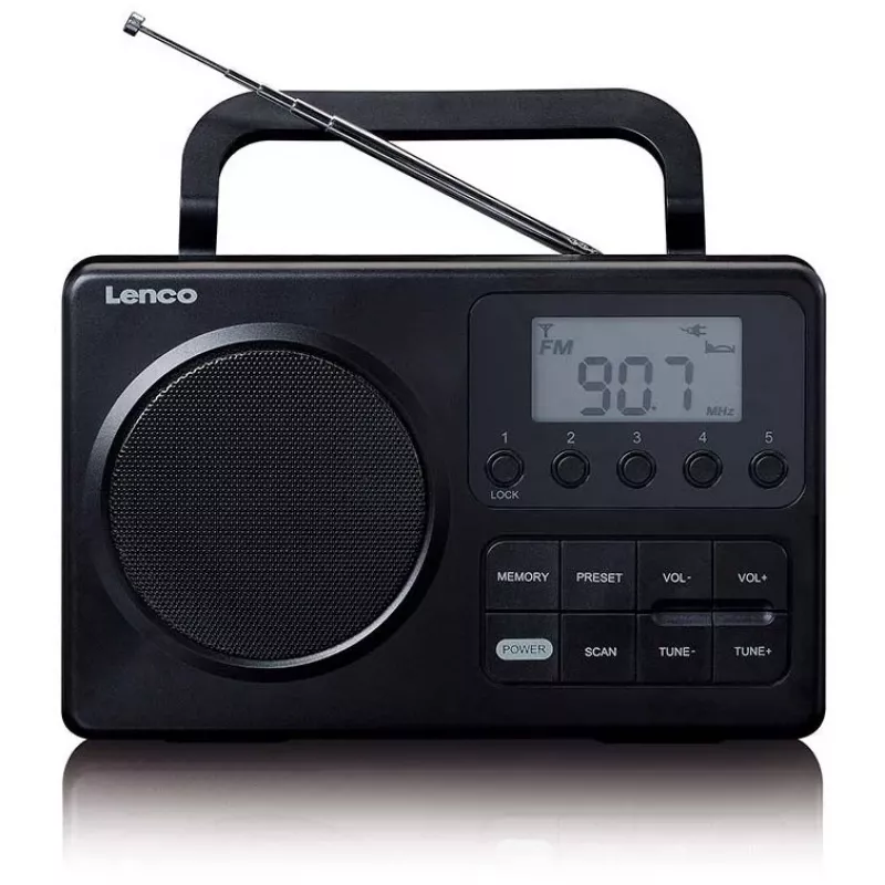 Lenco MPR-035BK radio, negra