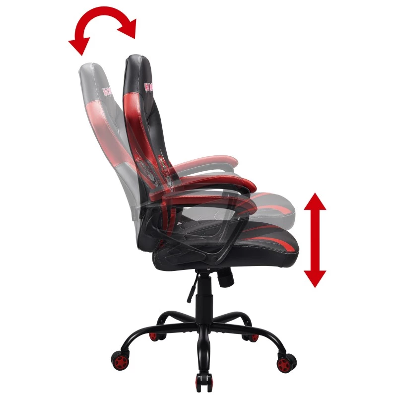 Silla de oficina Subsonic SA5573-IM1 asiento acolchado respaldo acolchado blanco