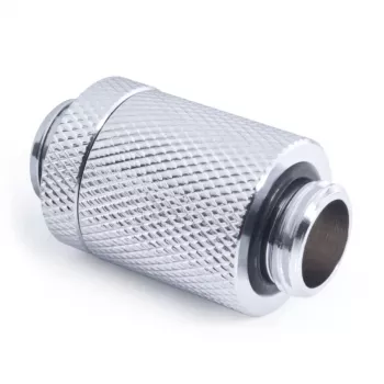 Alphacool ES D-Plug 25,5 mm de G1/4 macho a G1/4 macho, cromado