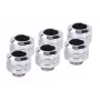 Kit de racores Alphacool 17474 — conectores de latón cromado, Ø 22 mm, altura 20 mm