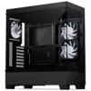 Caja de PC PHANTEKS XT View Matrix, torre Midi, E-ATX, cristal templado, Matrix LED - negra (PH-XT523VM1_DBK01)