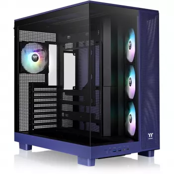 View 380 XL TG ARGB, caja torre violeta, cristal templado x 2