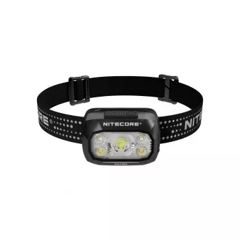 Linterna frontal Nitecore NU30 — linterna LED frontal compacta y portátil, hasta 500 lúmenes, varios niveles de potencia, modo de luz roja
