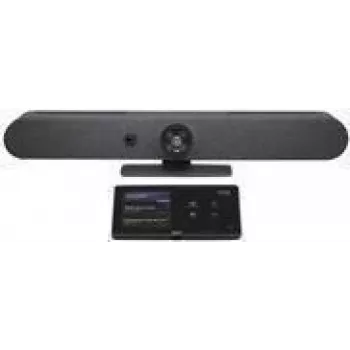 Logitech Small Room con Tap + Rally Bar Mini para Microsoft Teams Room on Android - kit para videoconferencias (barra de vídeo, controlador táctil)
