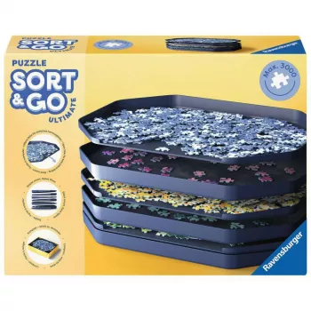 Accesorios de almacenamiento para puzles Ravensburger Sort & Go Ultimate 12.001.676 — organizador y bandejas clasificadoras para puzles