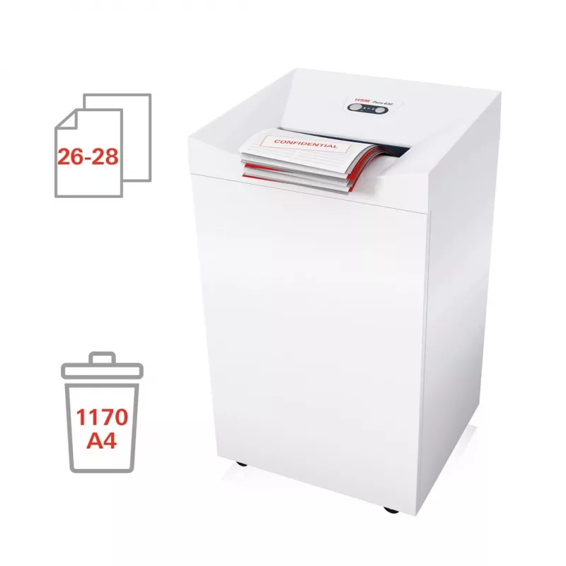 Destructora de papel HSM Pure 630, 130 l, 3,9 mm