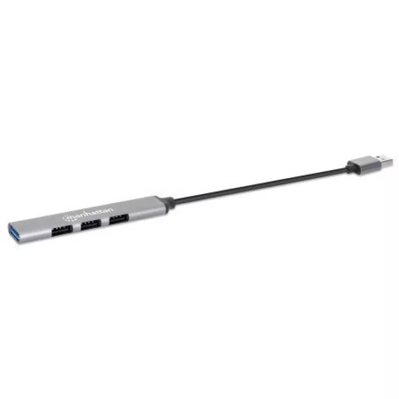Hub Manhattan USB-A 4 puertos, 4x puertos USB-A (1x 5 Gbps USB 3.2 Gen1…