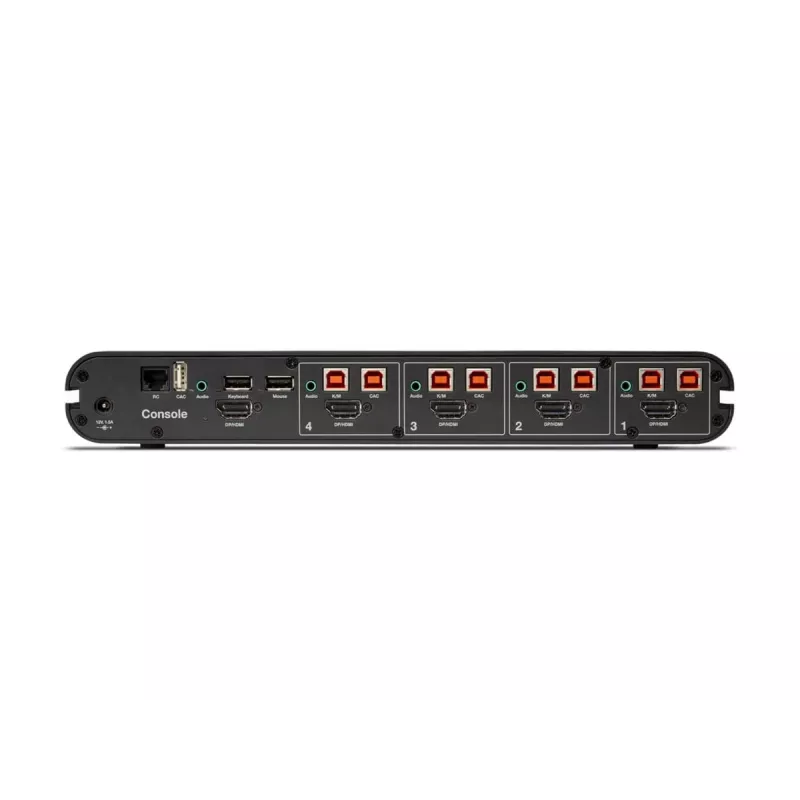 Belkin 4P Sngl Head DP/HDMI a DP/HDMI Video Secure DT KVM Switch PP4.0 (F1DN104KVM-UN-4)