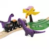 Brio World set de aventura de dinosaurios, vía