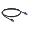 Cable de red DeLOCK RJ45 Cat.6A S/FTP slim 1m negro