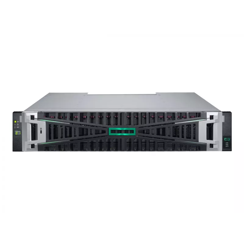 HPE MSA 2070 SFF 2x16Gb FC controlador de 4 puertos 12x1,92TB SSD 4x16Gb SFP FC XCVR 23TB Storage Array