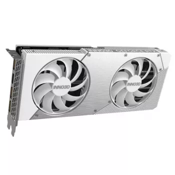 Tarjeta gráfica Inno3D GeForce RTX 5060 Ti — 16 GB GDDR7, PCIe 5.0, 448 GB/s, 250 mm, 2 ranuras, blanco