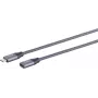 Cable USB S/CONN 13-46010 USB 3.2 Gen 2x2 0,5 m Negro