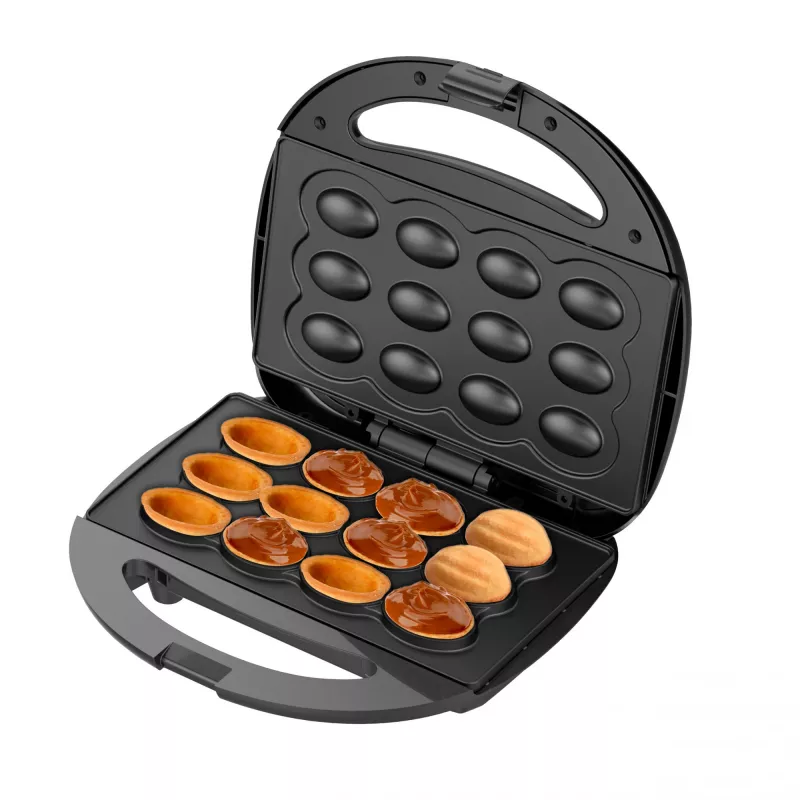 Adler AD 3071 máquina para galletas de nueces, 750 W, 12 piezas, negra