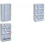 Caja de almacenamiento allit VarioPlus ProM 57/36, 300×565×140 mm, plata