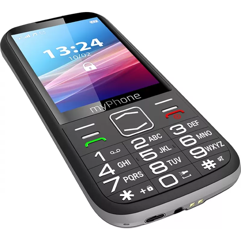 myPhone HALO 4 LTE teléfono móvil 3,5" TFT, doble SIM, 3G, Bluetooth, cámara de 2 MP, 2500 mAh, negro