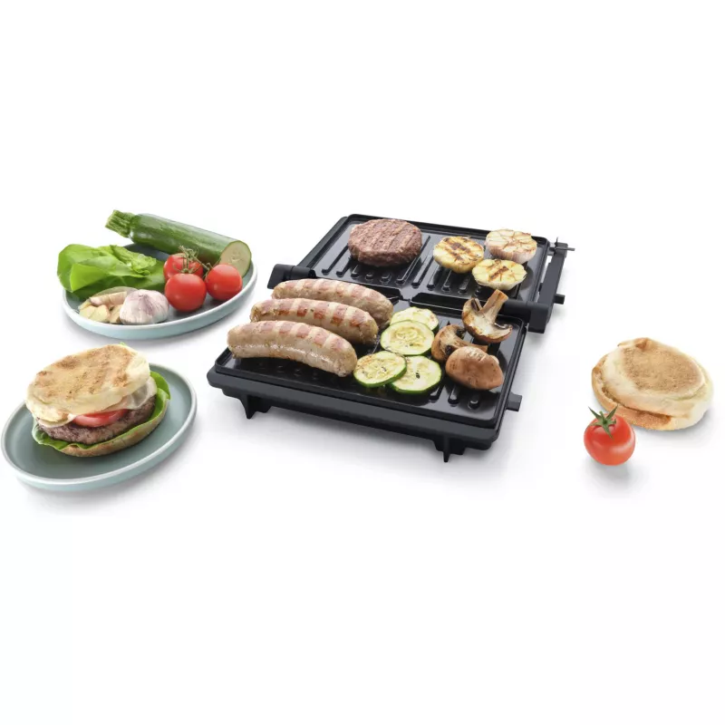 Steba FG 10 GRILLINO Grill de contacto, 1000 W, negro