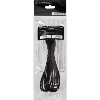 Cable PCI-E 8 pines (6+2) Silverstone SST-PP07-PCIB 0,25 m