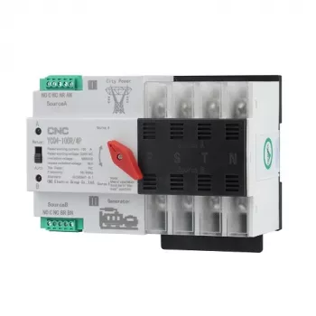 Conmutador de transferencia automático CNC NV822478 4 polos 220 V 100 A