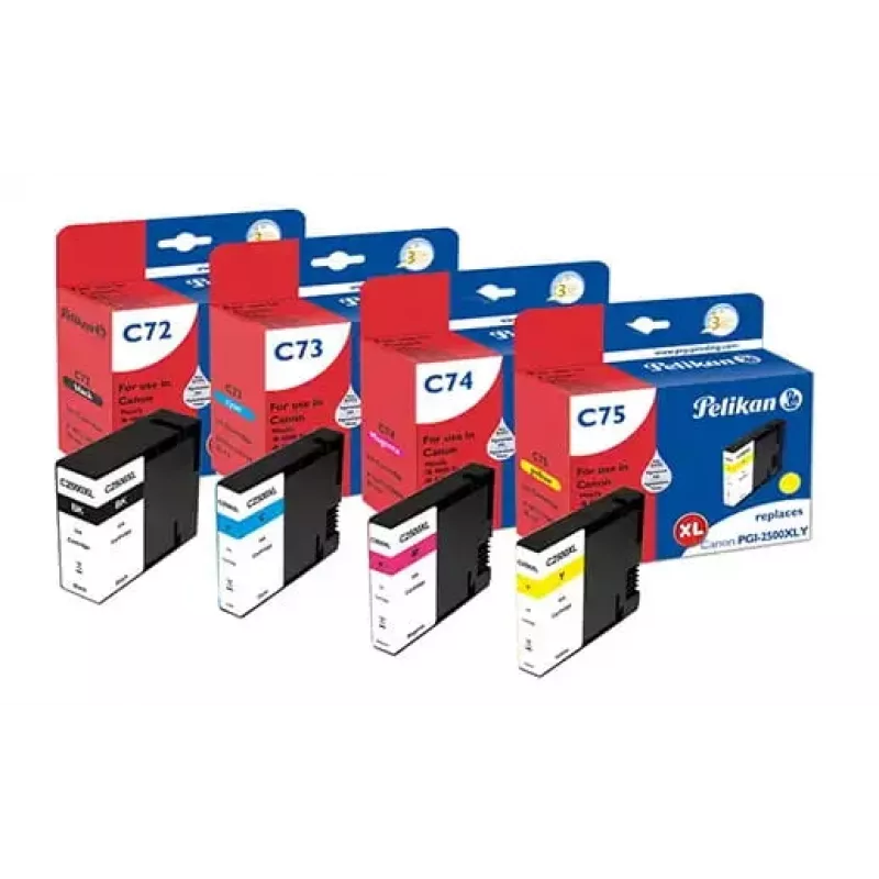 Pelikan Tinta para Canon PGI2500 BKCMY Amarillo 4950680